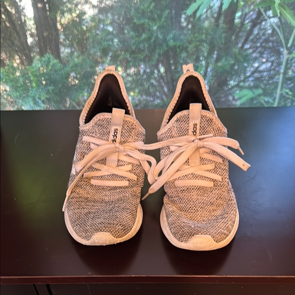 adidas Women's Athletic Shoes - Gray and White